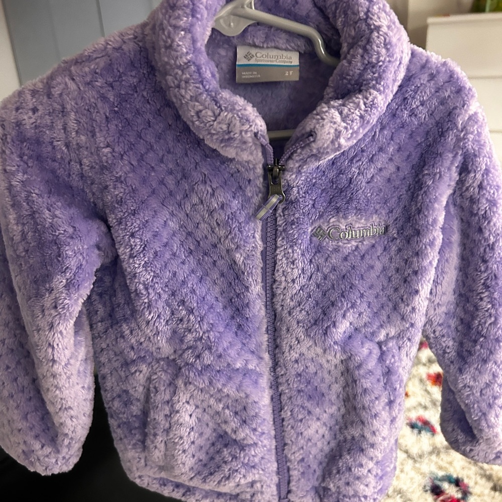 Columbia Toddler Lavender Fleece Jacket